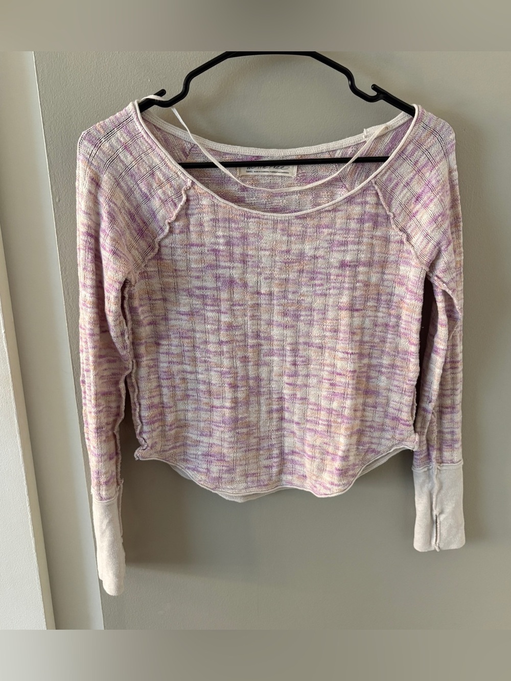 Free People Spaced Out Long Sleeve Knit Sweater Size Women’s Small